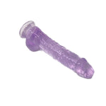 8.1 Inch Soft Realistic Dildo, Human Safety Material, With Powerful Suction Cups, Suitable For Women/Men/Gay, Adult Toys For Women Or Beginer (Purple)