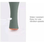 Personal Vibrator, Body Massager, Rechargeable Cordless, Waterproof, Quiet (Yellow)