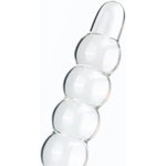 Crystal Anal Bead Butt Plug - Clear Glass Anal Plug Anal Trainer Bead Dildo Vaginal Prostate Massager Masturbation Anal Sex Toy For Men Women Couple