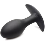Rooster Rumbler Large Vibrating Silicone Butt Plug For Men, Women, & Couples. 3 Speeds & 4 Modes Of Rumbling Vibration Premium Silicone Butt Plug, 1 Piece, Large, Black.