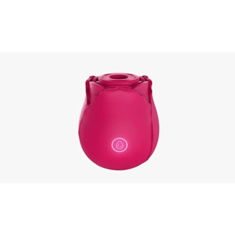 Portable Rose Massager Plus Travel Pouch - Waterproof & Usb Rechargeable - Female Personal Massager Gifts For Women - 10 Patterns - Men & Women - Perfect For Tension Relief