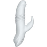 Thrusting And Flickering Rabbit | Rabbit Vibrator | Thrusting Vibrator | Flickering Tongue Vibrator | Clitoral Stimulation | G-Spot Stimulation | Silicone | Splashproof | Usb Rechargeable