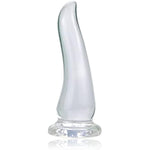 Transparent Anal Plug For Male Female,Anal Toy With Strong Suction Cup G-Spot Stimulate Sex Toy With Powerful Suction Cup For Beginner Advanced (S)