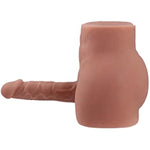 8.0Lb Torso Male Sex Doll With Realistic Dildo And Testis, Anal Male Masturbator With Tight Hole For Men Masturbation Toy Soft Body Unisex Sex Toy For Couple Brown