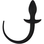 Silicone Anal Plug Fox Tail For Beginners Waterproof Smooth Touch Anal Sex Toys Beads For Women Men(Black)