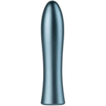 Bougie Bullet Vibrator For Women - Luxe Anodized Aluminum Adult Toy For Temperature Play With 20 Powerful Modes & Usb Magnetic Charging Case - Whisper Quiet & Waterproof Sex Toys (Sky Blue)
