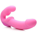 Urge Silicone Strapless Strap On With Remote, Pink (Af706)