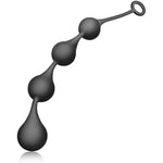 Silicone Anal Beads Butt Plug Flexible Anal Plug Anal Trainer Anal Chain With 4 Water Drops Balls Anal Sex Toys For Men Women Couples (M)