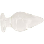 Rock The Hell Huge Glass Butt Plug, Crystal Anal Plug Plug Pleasure Wand Anal Trainer, 28 Oz