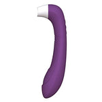 2-in-1 Vibrator for Intense G-Spot & Clitoral Orgasms | Curved Bulbous End for Internal Pleasure | Flickering Tongue for Oral Sensations | Rechargeable & Easy to Clean | Customize Your Pleasure