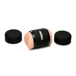 Mistress Double Shot Bioskin Pussy And Ass Stroker For Men & Couples. Soft & Stretchy With Textured Inner Tunnel. Realistic Look & Feel. Travel Friendly - Light