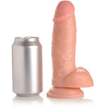 Lynx 7 Inch Dildo with Balls - Light