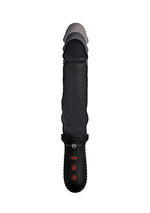 8X Auto Pounder Vibrating and Thrusting Dildo with Handle - Black