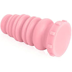 Macaron Tower Anal Plug, G-Spot Anal Plug Liquid Silicone Butt Plug Anal Sex Toys With Strong Suction Base Orgasm Masturbator For Men Women Couples (Coral Pink) (S)
