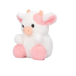 Cow Plush Toy, Plush Pillow Cow Toy, Palm Cows Plush Stuffed Animal Toy, Cartoon Cute Pink Cow Plush Toy, 7.8 Inches High