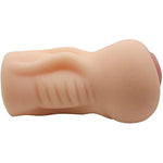 Male Masturbator - Realistic Feel, Tight Tunnel, Supple Lips - Strong Suction, Easy-Grip Design - Pussy - Beige
