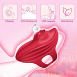 Clitoral Finger Vibrator for Women – 9 Vibration Modes, G-Spot & Nipple Stimulator