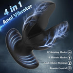 Large Vibrating Butt Plug with 8 Shock & Vibration Modes – Remote-Controlled Anal Toy