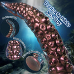 10.6" Tentacle Dildo with Suction Cup, Anal Plug for G-spot & U-spot Stimulation