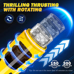 Automatic Male Masturbator with 7 Thrusting & Rotating Modes, Suction Base