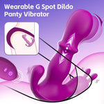 Wearable Remote Control Vibrator with 10 Thrusting Modes for G-Spot & Clitoral Pleasure