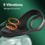 Remote-Controlled Vibrating Ring with Taint Stimulator – Enhancer for Men/Couples
