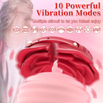 Wearable Remote Nipple Vibrator – Adjustable BDSM Stimulator with 10 Modes
