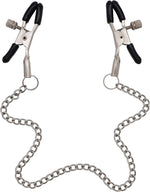BDSM Nipple Clamps with Metal Chain for Couples, Nipple Stimulation & Sex Toys