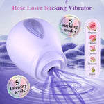 Rose Sucking Vibrator β 5 Suction Modes & 5 Intensities for Clitoral Stimulation