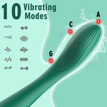 Rechargeable G-Spot & Clitoral Vibrator with 10 Modes – Waterproof Finger Bullet Toy