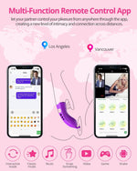 Purple Finger Vibrator – App-Controlled, 9 Modes, Waterproof & Rechargeable