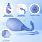 Enema Douche Kit with Bendable Silicone Nozzle & Anti-Backflow Design for Cleansing