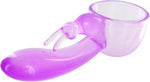 Triple Stimulation Rabbit Vibrator Wand Attachment for Intense Pleasure