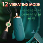 Remote-Control Bullet Vibrator – 12 Modes Mini Egg Vibrator for G-Spot & Clitoral Play