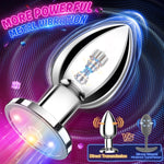 App-Controlled Vibrating Butt Plug | 10 Modes | Anal Beads Prostate Massager | Unisex