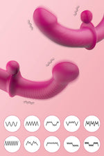 Double-Ended Vibrating Dildo with Ball – 10 Intensity Modes for Ultimate Pleasure