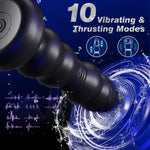 Thrusting Vibrating Anal Plug with Remote – Prostate Massager & Butt Plug for Couples