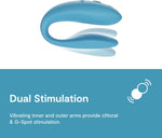 Sync Go Couples Vibrator | App-Controlled Dual Stimulation G-Spot & Clitoris Toy