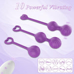 Remote Control G-Spot Vibrator with 10 Modes & 3 Massage Levels, Waterproof Silicone