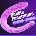 Flexible Realistic Double-Ended Dildo – Bendable G-Spot & Anal Dildo for Couples