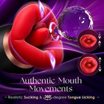 App-Controlled Rose Vibrator – 3 Suction & 10 Vibration Modes for Clit & G-Spot