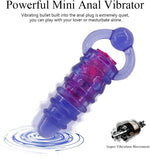 Mini Vibrating Anal Plug with Pull Ring – Prostate Massager & Beginner-Friendly Toy