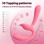 Strapless Double-Ended Vibrator with Remote – 10 Modes for G-Spot & Clit Pleasure