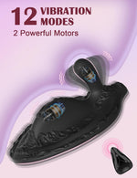 Remote Control Ride-On Vibrator – 12 Mode Prostate & G-Spot Massager for Couples
