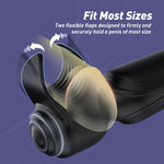 Powerful 2-in-1 Male Sex Toy, Penis Vibrator & Stroker with Nipple & Clitoral Stim