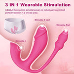 3-in-1 Wearable Vibrator – G-Spot, Anal Plug & Panty Toy with App & Remote