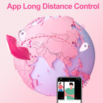 App-Controlled Wearable Panty Vibrator with 9 Modes & Waterproof Design for Women