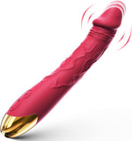 7.6" Realistic Dildo Vibrator – 10 Modes for G-Spot & Clitoral Stimulation
