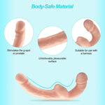 Flexible Double-Ended Dildo – Realistic Strapless Strap-On for Couples & Solo Play