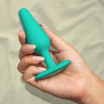 Hello Buzzy Vibrating Anal Plug, 10 Modes, Rechargeable, Body-Safe Silicone